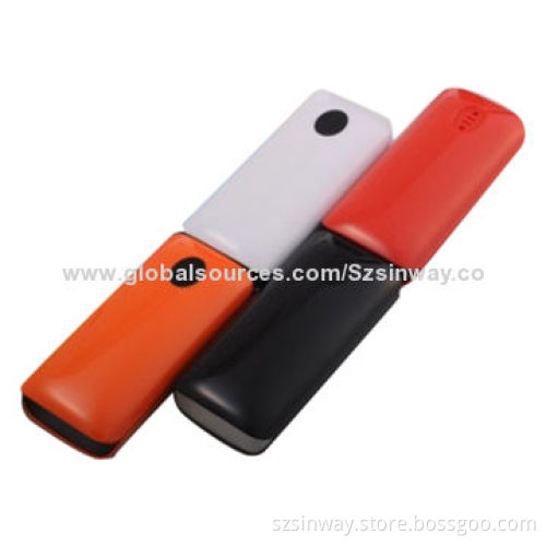 3,200mAh Cheapest Perfume Power Banks/Portable Chargers, Long Time Standby, 5V DC/1A InputNew